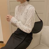 花柄起毛透かしレースプルオーバー | ad thie | 詳細画像3