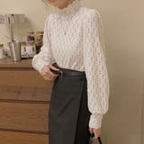 花柄起毛透かしレースプルオーバー | ad thie | 詳細画像4