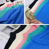 カラーニット プルオーバー | ad thie | 詳細画像17 