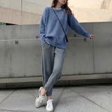 カラーニット プルオーバー | ad thie | 詳細画像4 