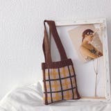 ニット ミニ トート バック | ad thie | 詳細画像5 