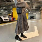 花柄フレアスカート ロング | ad thie | 詳細画像12 