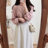 チェックシャツ ノーカラー ギンガム 羽織り | ad thie | 詳細画像6 