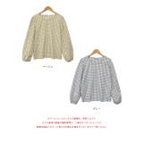 ノーカラーチェックブラウス | ad thie | 詳細画像15 