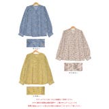 花柄 シフォン ブラウス | ad thie | 詳細画像14