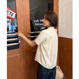 カラーシャツ 開襟 半袖 軽量 タック | ad thie | 詳細画像15