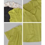 カラーシャツ 開襟 半袖 軽量 タック | ad thie | 詳細画像19