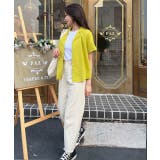 カラーシャツ 開襟 半袖 軽量 タック | ad thie | 詳細画像5