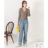 フリルメロー コンパクトリブカーディガン | ad thie | 詳細画像11 