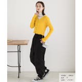 フリルメロー コンパクトリブカーディガン | ad thie | 詳細画像17 