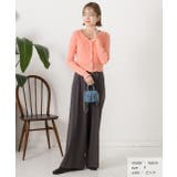 フリルメロー コンパクトリブカーディガン | ad thie | 詳細画像2 