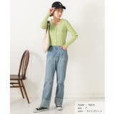 フリルメロー コンパクトリブカーディガン | ad thie | 詳細画像6 