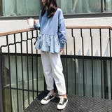 フレアカットソー ゆったり チュニック丈 | ad thie | 詳細画像10 