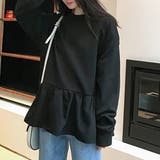 フレアカットソー ゆったり チュニック丈 | ad thie | 詳細画像13 