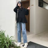 フレアカットソー ゆったり チュニック丈 | ad thie | 詳細画像15 