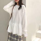 フレアカットソー ゆったり チュニック丈 | ad thie | 詳細画像5 