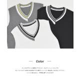 ラインビックベスト Vネック | ad thie | 詳細画像20 