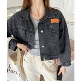 ブラック | デニムショートJK | ad thie