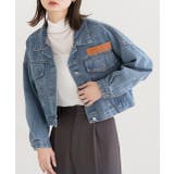 ブルー | デニムショートJK | ad thie