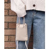 アイボリー | スマホショルダー ミニバッグ サブバッグ パステル ショルダー | ad thie