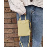 イエロー | スマホショルダー ミニバッグ サブバッグ パステル ショルダー | ad thie