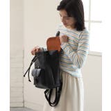 ポケット付きマチありリュック | ad thie | 詳細画像17 