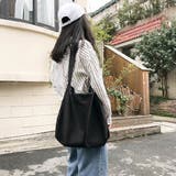 ブラックMサイズ | ポケット付きキャンバスショルダー | ad thie