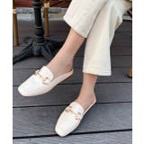 スクエアミュールスリッパローファー | ad thie | 詳細画像8