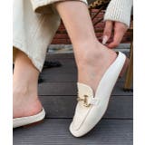 スクエアミュールスリッパローファー | ad thie | 詳細画像9