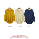ネック、袖フリルスキッパーギャザーブラウス  | ad thie | 詳細画像19 