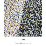 シャーリングスリーブ 小花柄 ブラウス | ad thie | 詳細画像13 