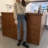 シャーリングスリーブ 小花柄 ブラウス | ad thie | 詳細画像7 