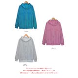 ロゴ刺繍ベーシックジップアップパーカー | ad thie | 詳細画像15 