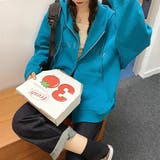 ロゴ刺繍ベーシックジップアップパーカー | ad thie | 詳細画像3 