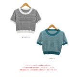 半袖 クルーネック ジャガードサマーニット | ad thie | 詳細画像19 