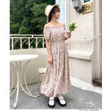 シャーリングティアード 小花柄2WAYワンピース | ad thie | 詳細画像10