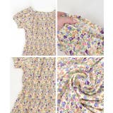 シャーリングティアード 小花柄2WAYワンピース | ad thie | 詳細画像19