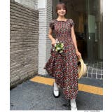 シャーリングティアード 小花柄2WAYワンピース | ad thie | 詳細画像2