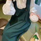 ウエストマークリボン フレアジャンパースカート | ad thie | 詳細画像8 