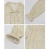 キャンディースリーブ小花柄長袖ワンピース | ad thie | 詳細画像20