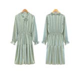 キャンディースリーブ小花柄長袖ワンピース | ad thie | 詳細画像22