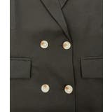 ビックポケット テーラードダブルベスト | ad thie | 詳細画像13 