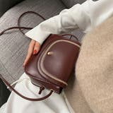 ヴィンテージ風 ステッチ ミニショルダーバッグ | ad thie | 詳細画像13 