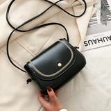 ブラック | ヴィンテージ風 ステッチ ミニショルダーバッグ | ad thie