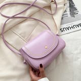 パープル | ヴィンテージ風 ステッチ ミニショルダーバッグ | ad thie