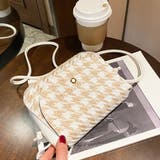 千鳥柄 レトロ ミニショルダーバッグ | ad thie | 詳細画像4 