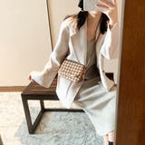 千鳥柄 レトロ ミニショルダーバッグ | ad thie | 詳細画像9 