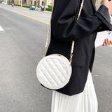 キルティング チェーンベルト サークルショルダーバッグ | ad thie | 詳細画像2 