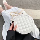 キルティング チェーンベルト サークルショルダーバッグ | ad thie | 詳細画像4 