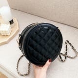 キルティング チェーンベルト サークルショルダーバッグ | ad thie | 詳細画像7 